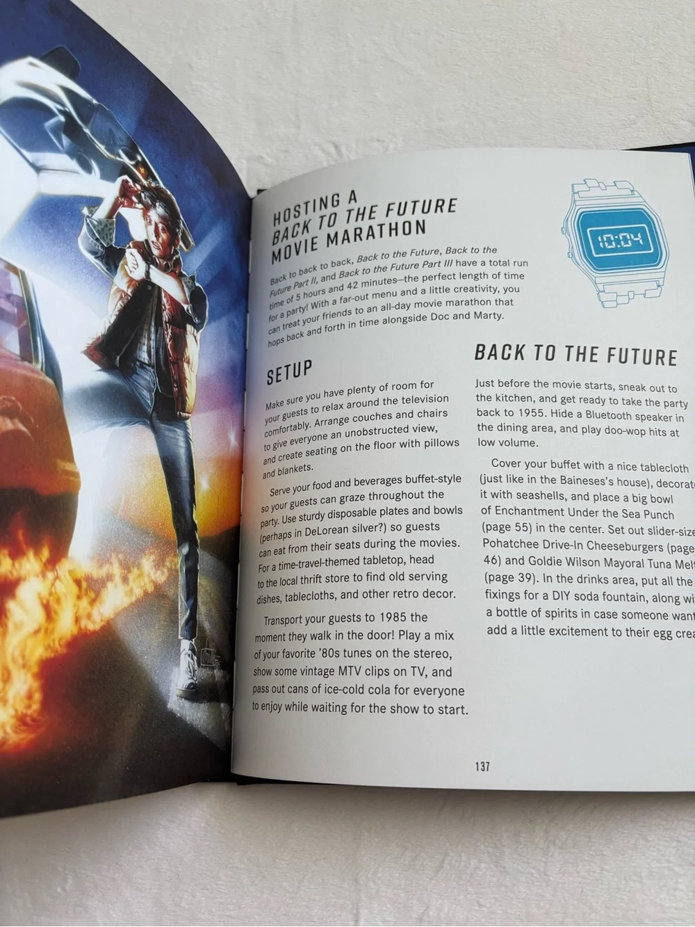 Back To The Future The Official Hill Valley Cookbook Hardcover NEW